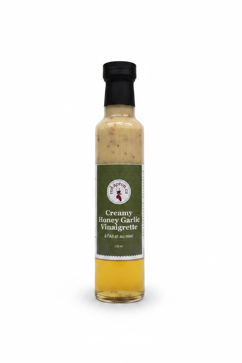 Vinaigrette crémeuse au miel et à l'ail 250ml