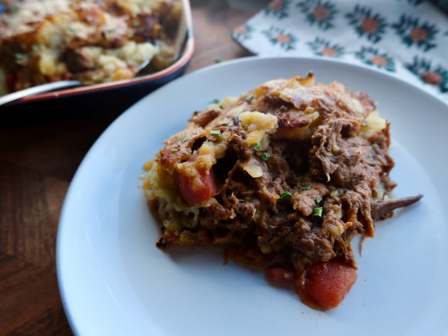 Hachis Parmentier de bœuf braisé « Enright » au cheddar ontarien affiné
