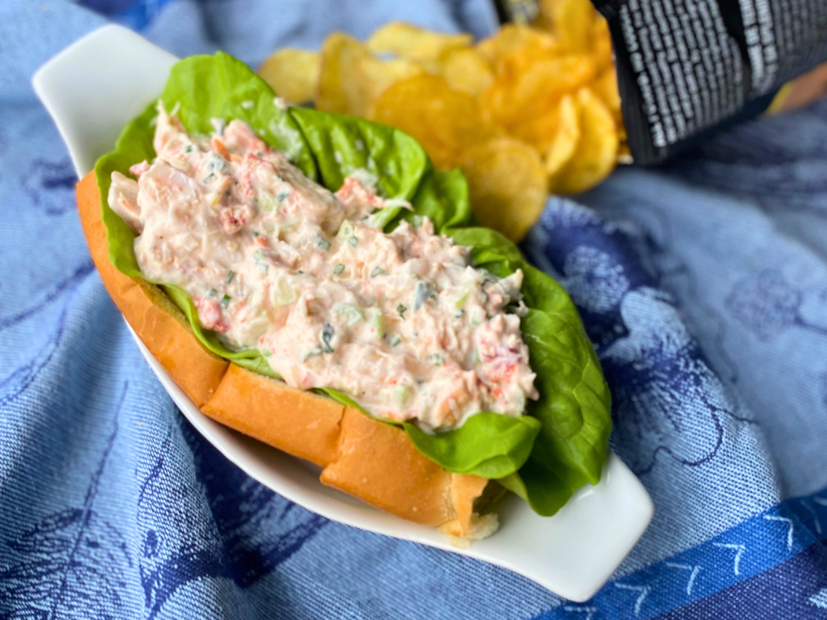 Rouleau de homard et de crevettes