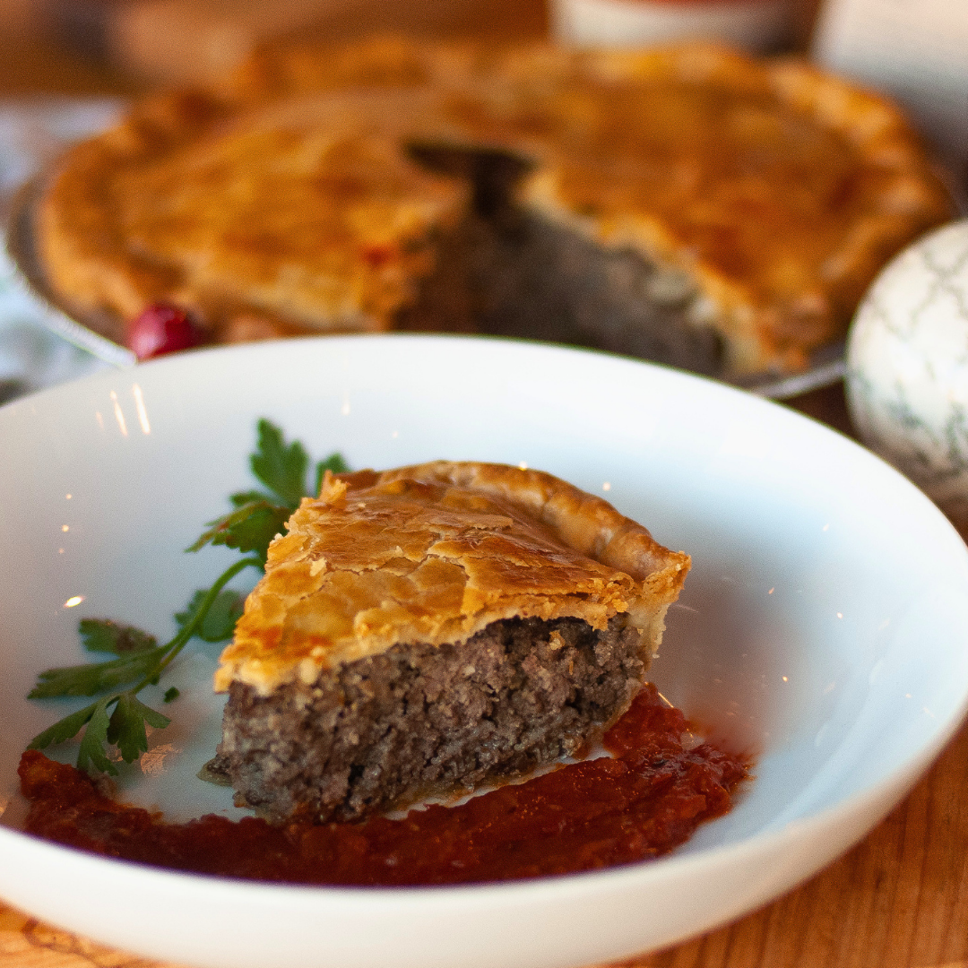 Pre-Order - House Made Tourtière with Ontario Berkshire Pork and Beef