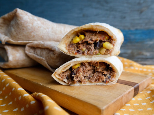 Braised Beef and Black Bean Burritos (4)