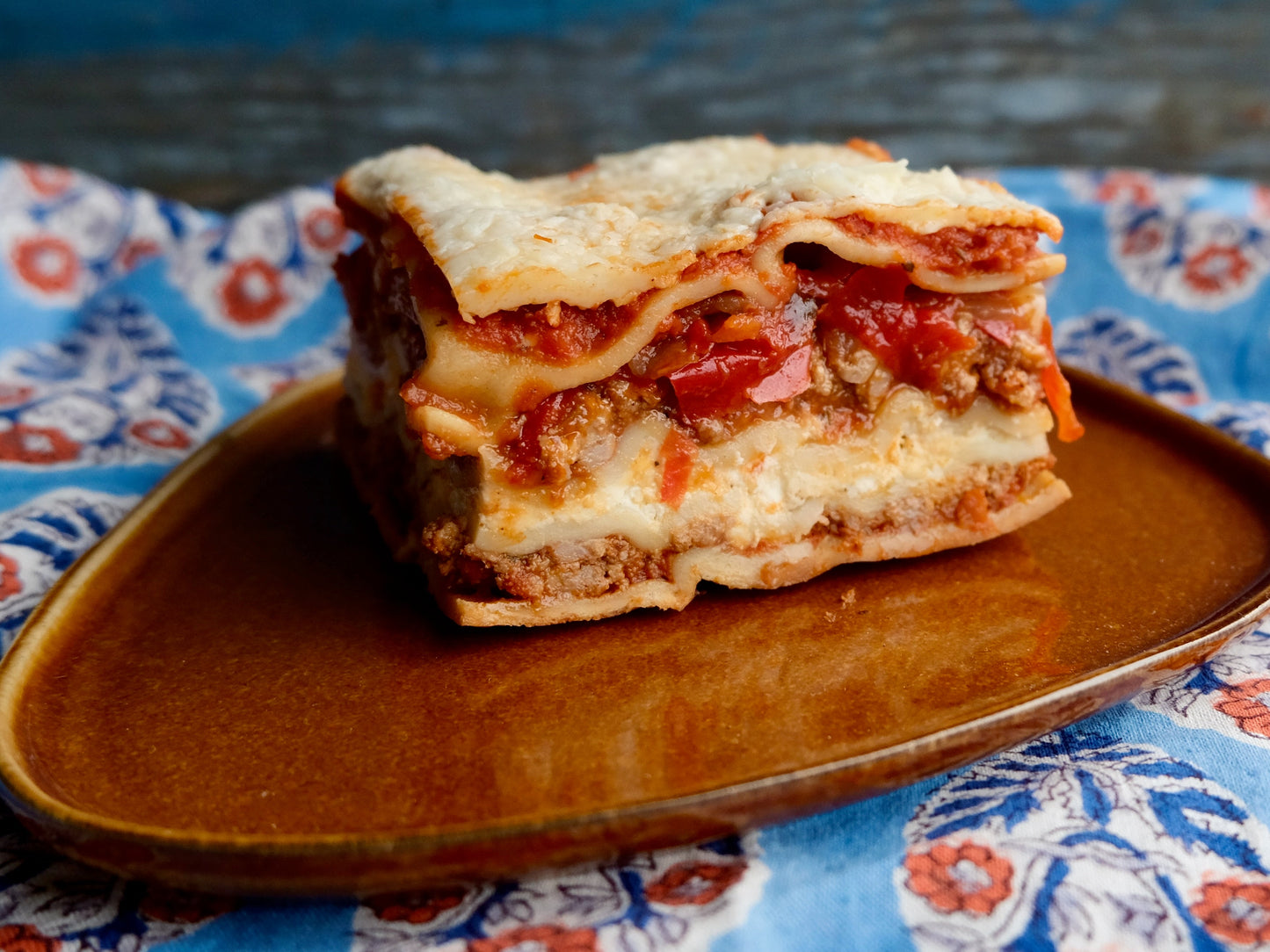 Ontario ‘Berkshire’ Pork Lasagna with Caramelized Onions & Peppers