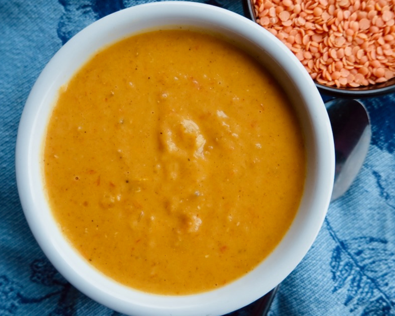 Soupe de lentilles corail bio