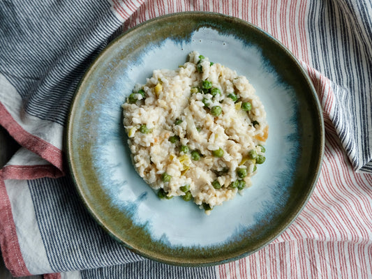 Creamy Leek & Sweet Pea Risotto