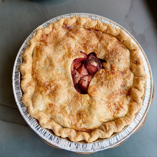 Double Crust Strawberry Rhubarb Pie