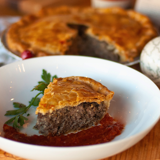 Pre-Order - House Made Tourtière with Ontario Berkshire Pork and Beef